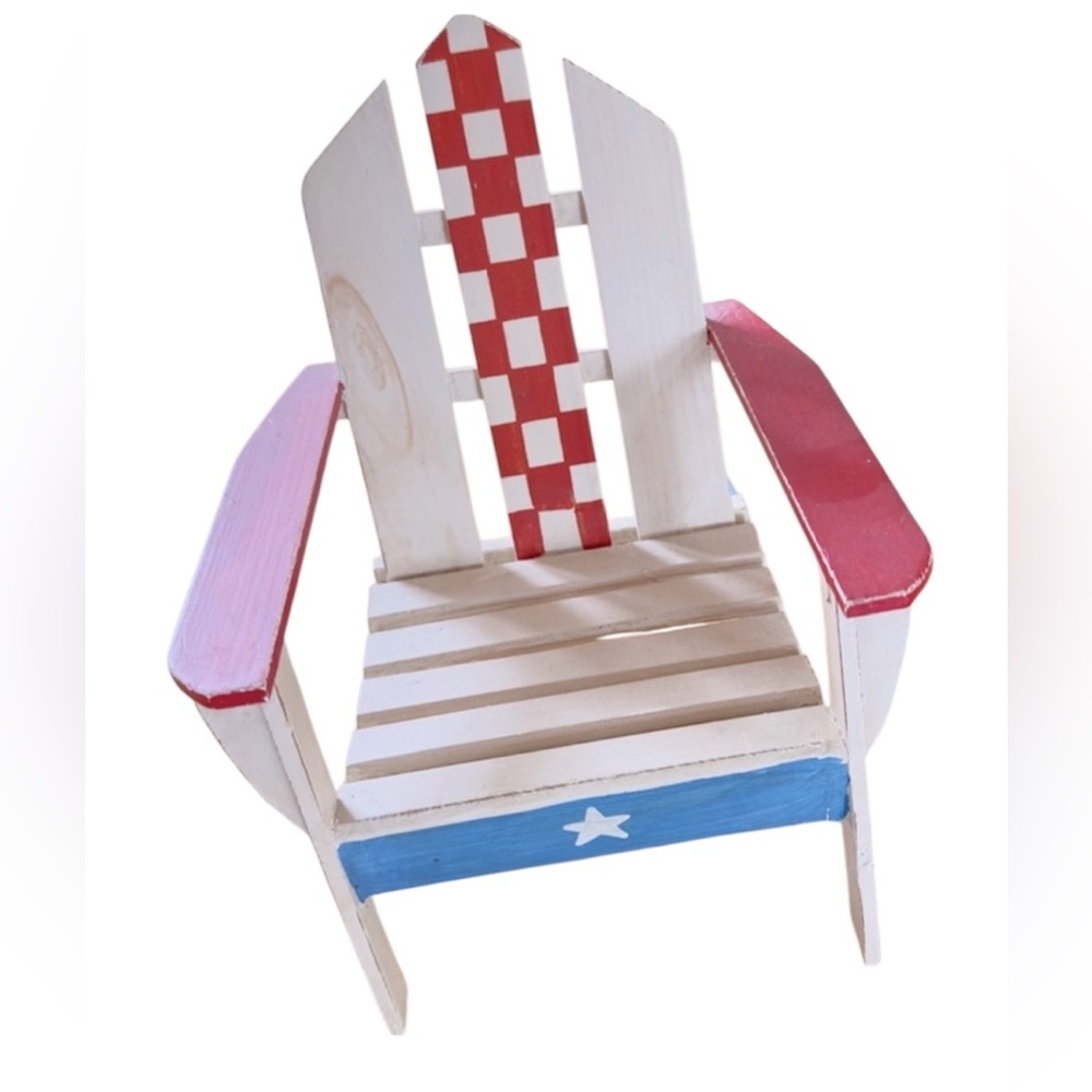 Vintage Doll Adirondack Chair